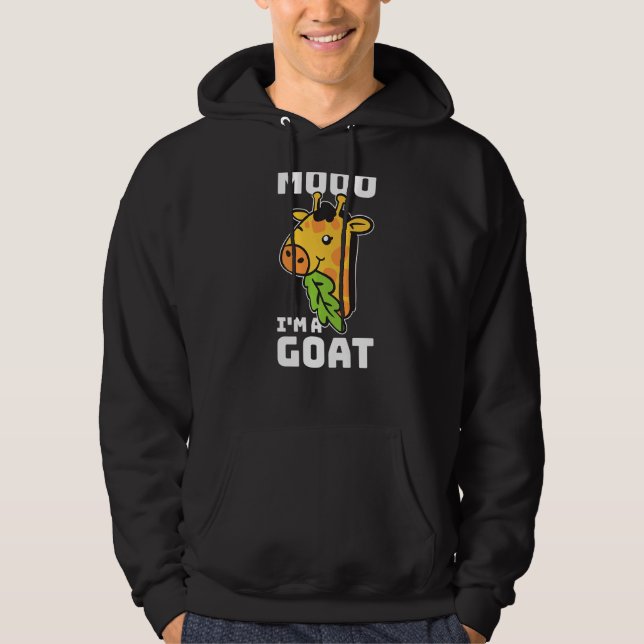 Moletom Moo Im A Goat Giraffe 1 (Frente)