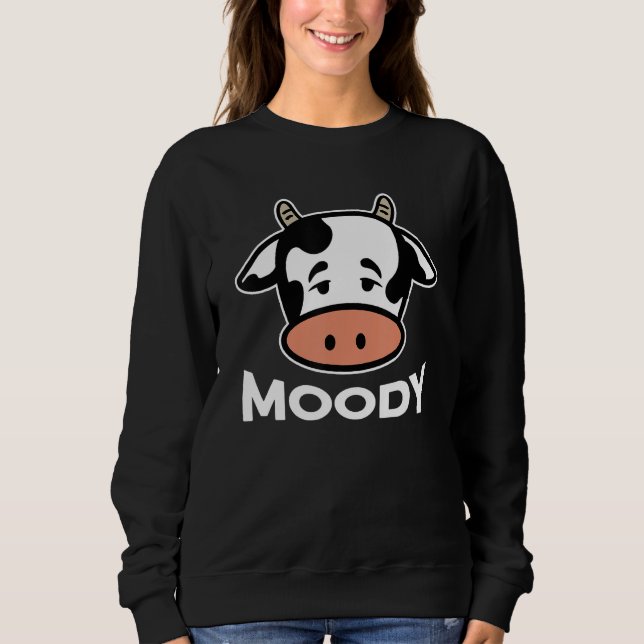 Moletom Moody Cow Cattle Farm Animal (Frente)