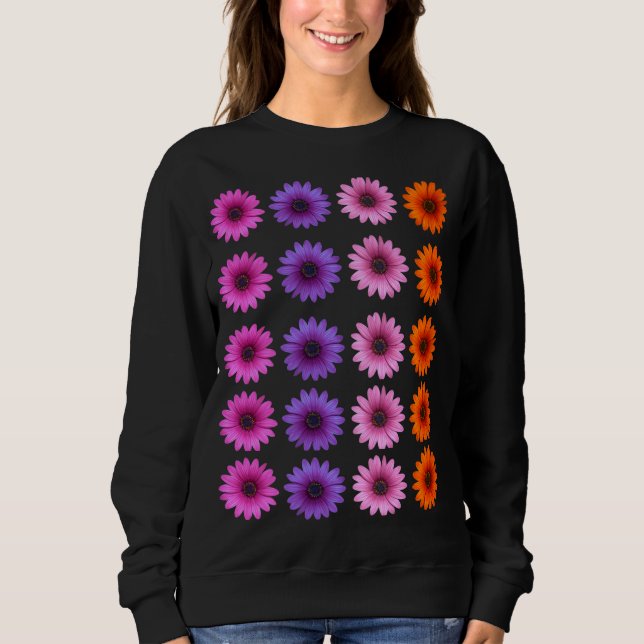 Moletom Moody Modern Winter Botanic Christmas Black (Frente)