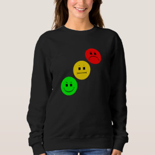 Moletom Moody Stoplight Diagonal Stop Light Faces Traffic