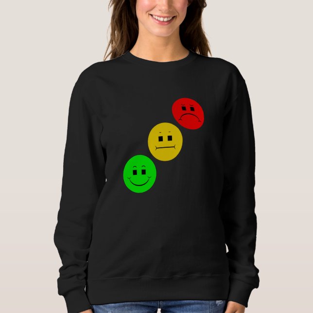 Moletom Moody Stoplight Diagonal Stop Light Faces Traffic (Frente)