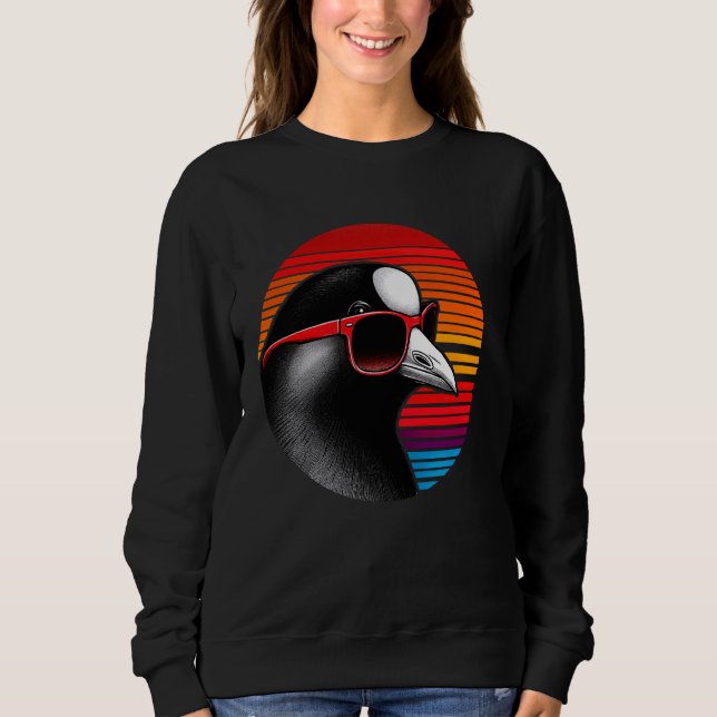 Moletom Moorhen Bird Sunset Style Vintage (Frente)