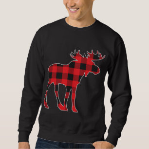 Moletom Moose Elk Xadrez Buffalo Check Pajama Lumberjack C