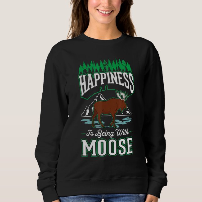 Moletom Moose Happiness Scandinavia Moose Antler (Frente)