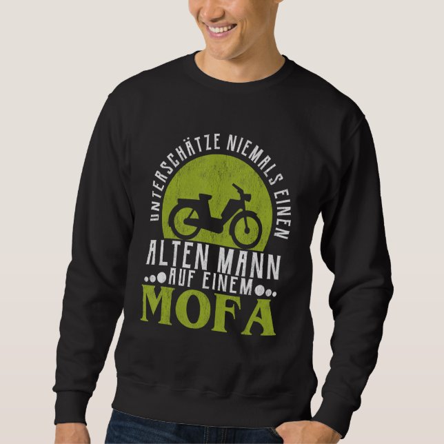 Moletom Moped Moped Motorcycle Men Biker Ideia (Frente)