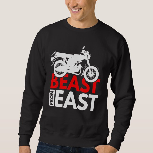 Moletom Moped S51 Simmi Beast Do East Ddr Motorcycle Say (Frente)