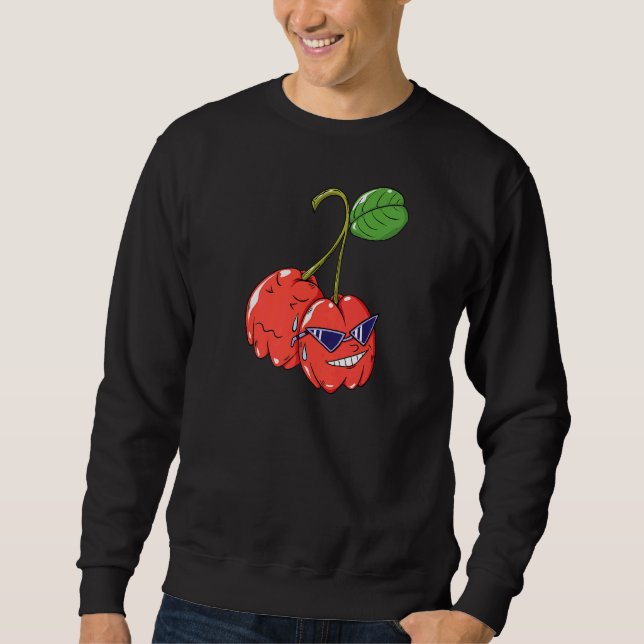 Moletom Morango Com Óculos De Sol, Barbados Cherries (Frente)