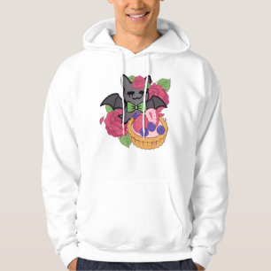 Moletom Morcego com Laço Verde e Tartelinha de Frutas