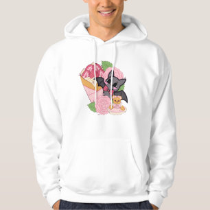 Moletom Morcego Kawaii, Crepe de Morango e Urso de Pelúcia