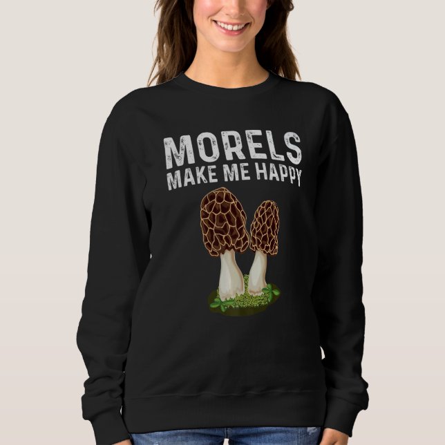 Moletom Morel Mushroom For Men Women Mushroom Hunters (Frente)