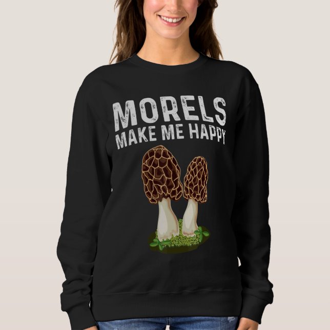 Moletom Morel Mushroom For Men Women Mushroom Hunters (Frente)