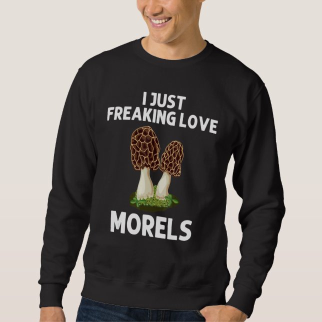 Moletom Morel Mushroom For Men Women Mushroom Hunters (Frente)