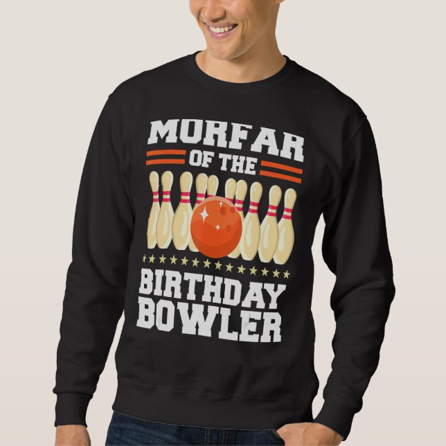 Moletom Morfar Do Birthday Bowler Bday Party C (Frente)