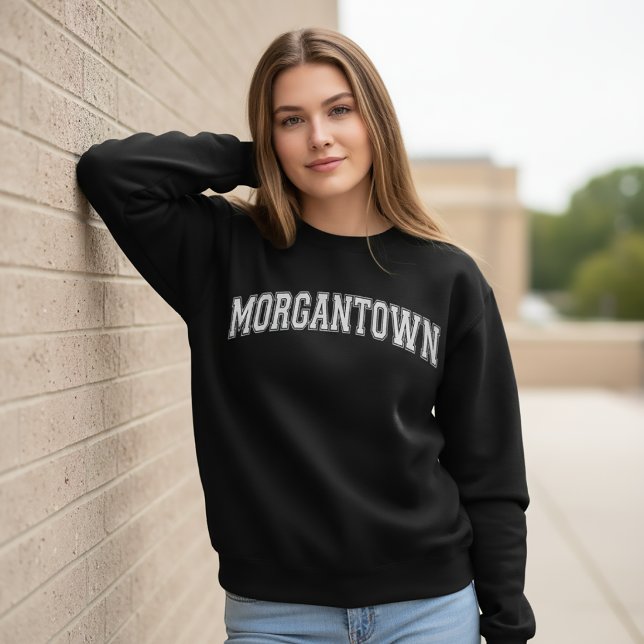 Moletom MORGANTOWN Universidade-Estilo América Faculdade (Criador carregado)