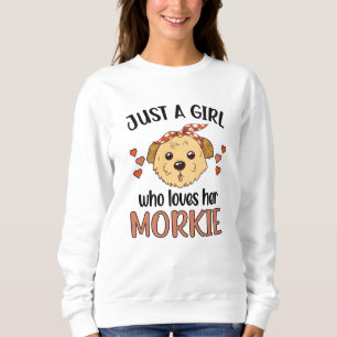 Moletom Morkie Girl Dog Morkie Dog Dono Morkie Mãe