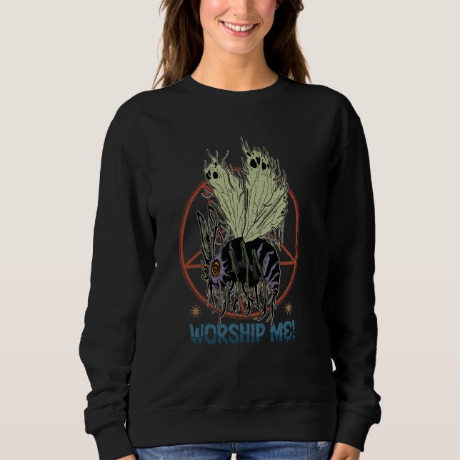 Moletom Morte de beelzebub necro gótico satã oculta (Frente)