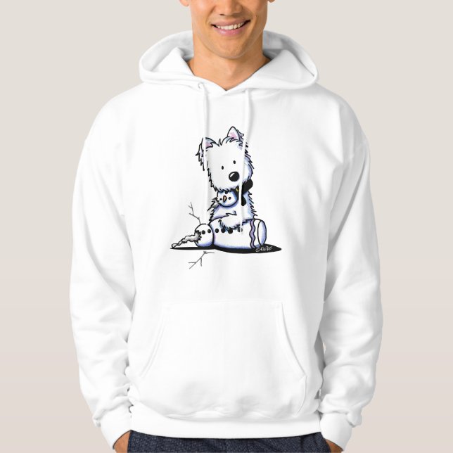 Moletom Morte de um Snowman Westie (Frente)