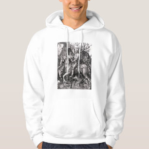 Moletom Morte do cavaleiro de Durer e o Hoodie do diabo