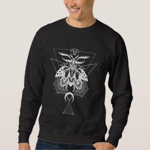 Moletom Morte Geométrica Sagrada Feitiçaria Gótica Pagan