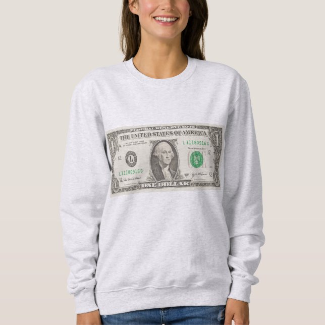 Moletom Mostre suas cores - dólar americano (Frente)