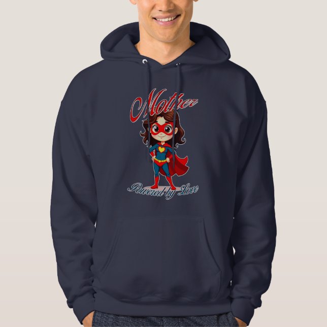 Moletom Mother Powered by Love – Supermom Art (Frente)