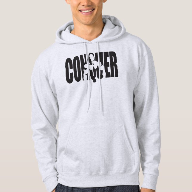 Moletom Motivação da Construção de Pormenores - CONQUER (Frente)