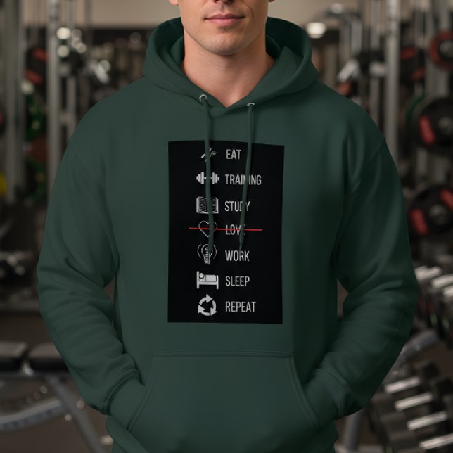 Moletom Motivation Routine Hoodie (Criador carregado)
