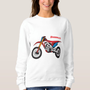 Moletom Moto de terra vermelha