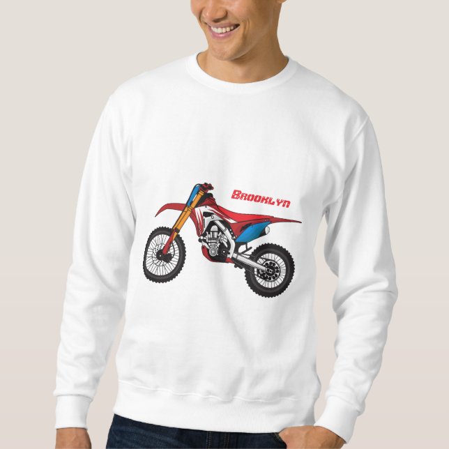 Moletom Moto de terra vermelha (Frente)