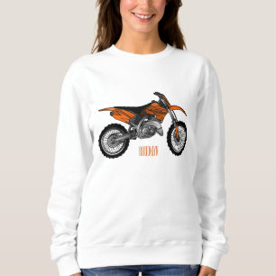 Moletom Moto fora-de-estrada/desenho animado
