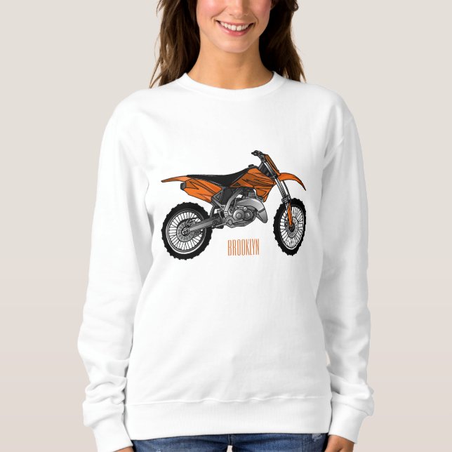 Moletom Moto fora-de-estrada/desenho animado (Frente)