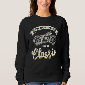 Moletom Motocicleta Biker Gear não antiga, sou clássico