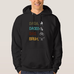Moletom Motociclo de Dia de os pais Bruh Pai Dada
