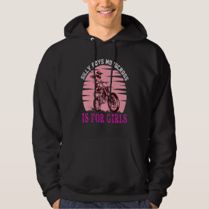 Moletom Motocross Girl da Corrida Motocross de bicicleta D