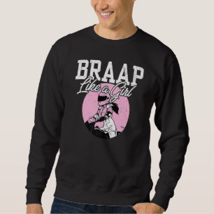 Moletom Motocross I Dirt Bike I Girl Bikers I Brake Like A