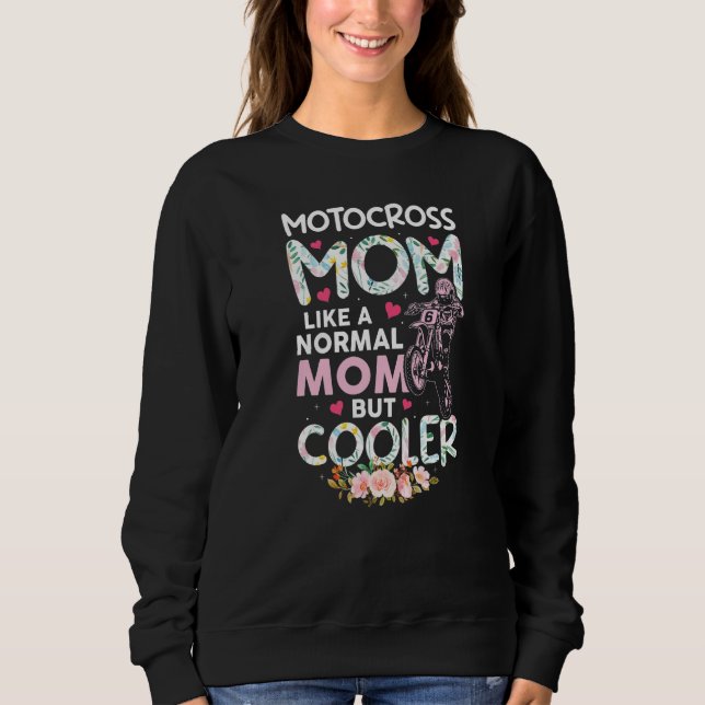 Moletom Motocross Mom But Cooler Dirt Biking Dirt Bike Mot (Frente)