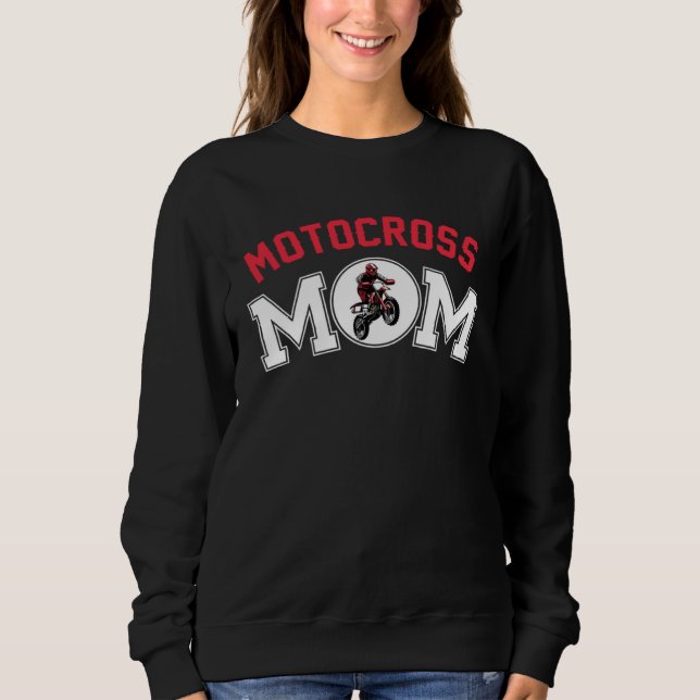 Moletom Motocross Mom Motocross Player For Mother s Day (Frente)
