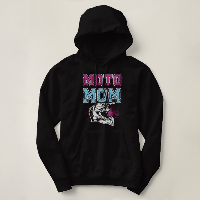 Moletom Motocross Moto Mãe MX Dirtbike (Frente do Design)