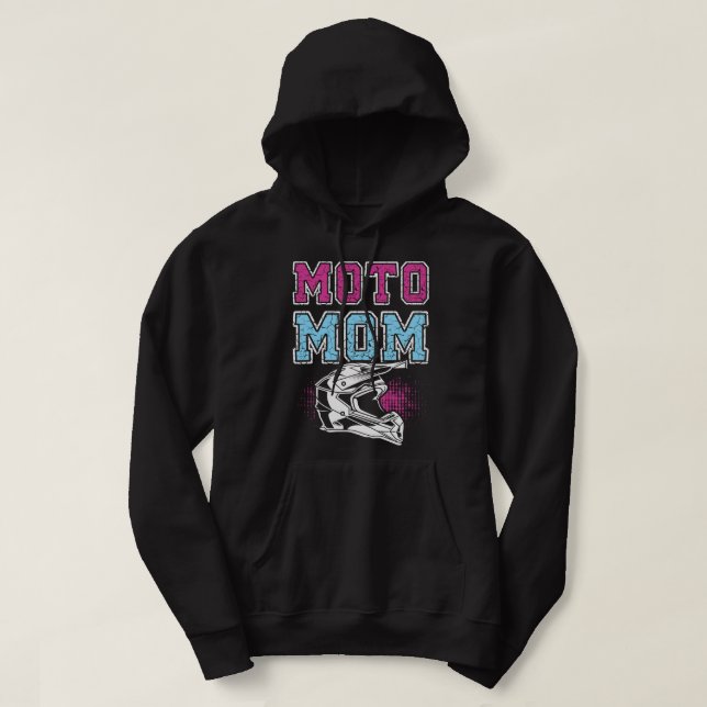 Moletom Motocross Moto Mãe MX Dirtbike (Frente do Design)