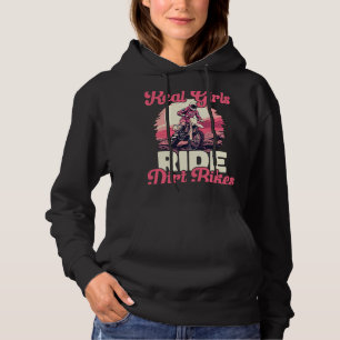 Moletom Motocross Mulher Real Raparigas cavalgam Dirt Bike
