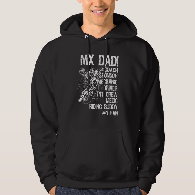 Moletom Motocross Mx Dad (Frente)