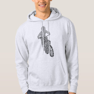 Moletom Motocross Off Road Motorcycle Word Art Hoodie