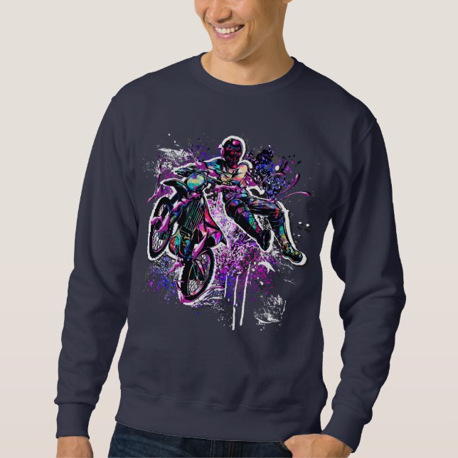 Moletom Motocross retrô - MX Motocross Sweet (Frente)