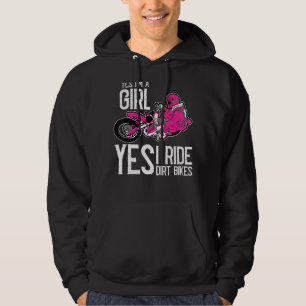 Moletom Motocross Sim Eu Sou Uma Rapariga E Sim Eu Passo U