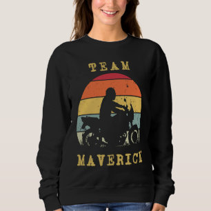 Moletom Motoqueiro Motocicleta Maverick Pôr do Sol Retro V