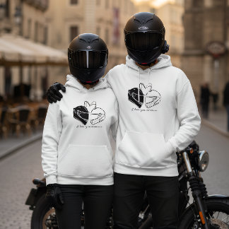 Moletom Motorcycle Couple Hoodie