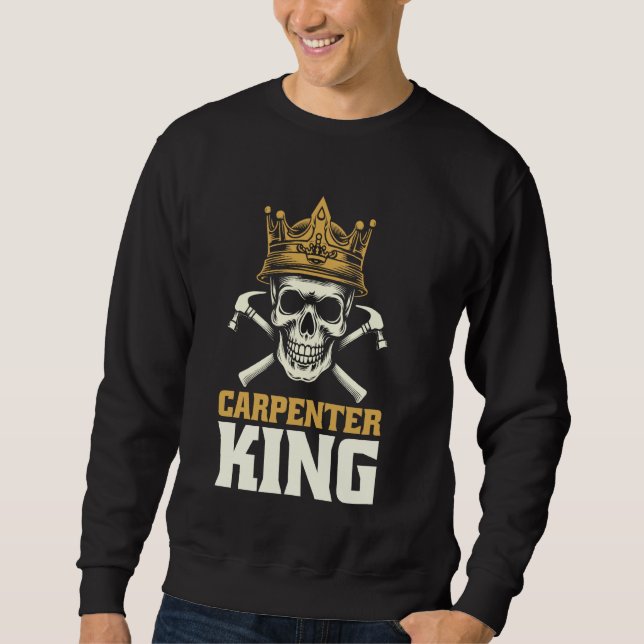 Moletom Móveis Crânio De Carpinteiro - Carpinteiro De Made (Frente)