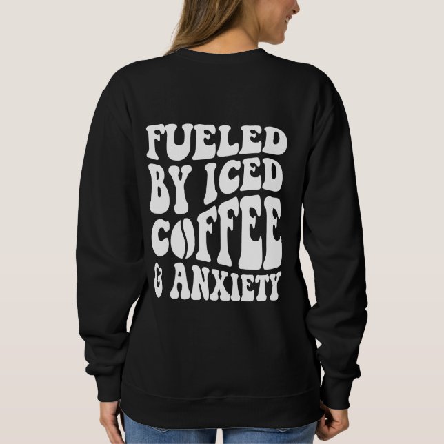 Moletom Moviendo-se à base de café gelado e ansiedade (Verso)