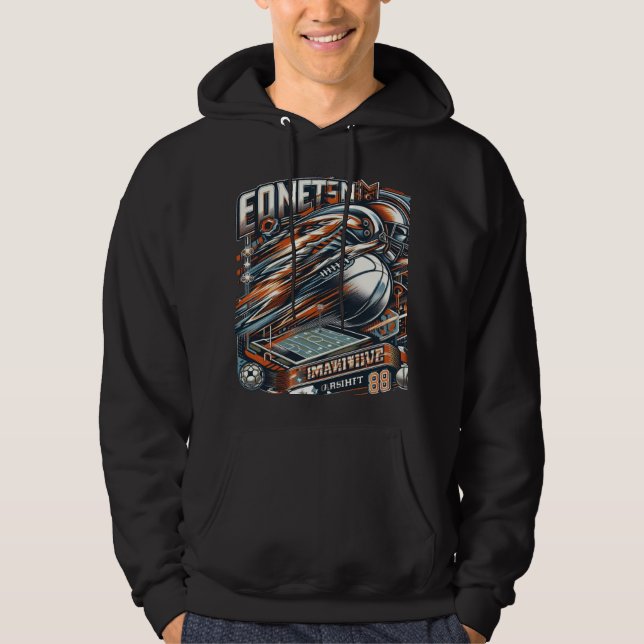 Moletom Movimento Esportivo Dinâmico Hoodie-Atletic de Alt (Frente)
