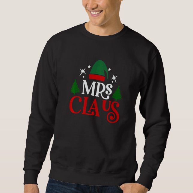 Moletom Mr Claus & Mrs Claus  Christmas Matching Couple Xm (Frente)